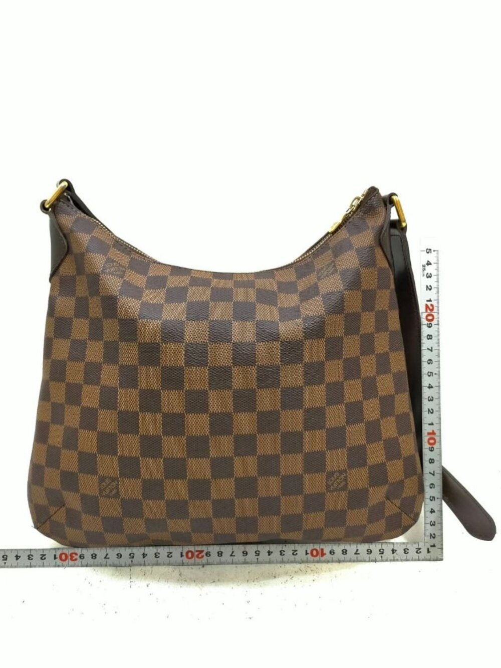 Authentic Louis Vuitton Bloomsbury PM Damier Ebene Crossbody Bag Brown - Picture 3 of 9